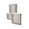 Ekena Millwork Square, Closed Back, Vintage Farmhouse Shadow Box Shelves, Barnwood Decor Collection, PK3 DECR15SBSQCBWH - alternate 3